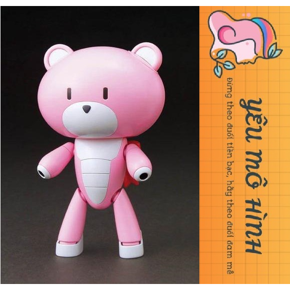 Mô hình Gundam HG Petit'Bear Future Pink Tặng kèm Base trưng bày
