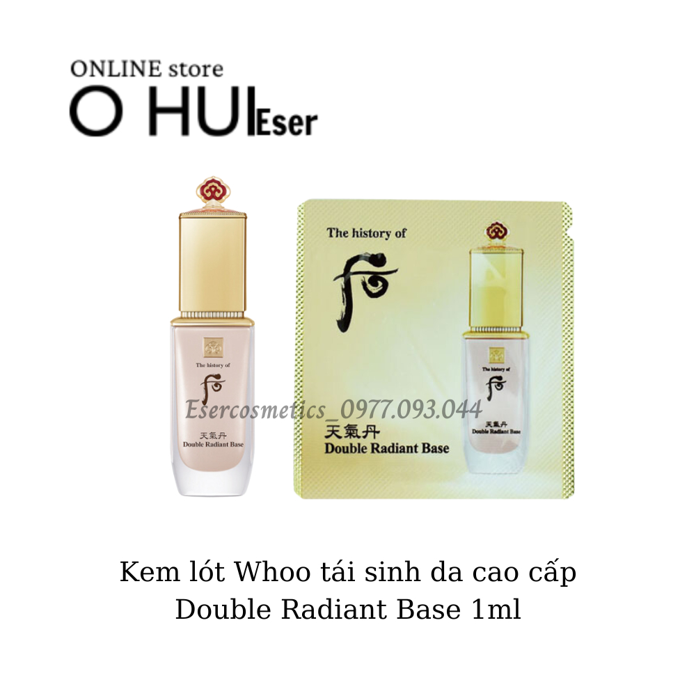 Kem lót Whoo tái sinh da cao cấp Double Radiant Base 1m_esersample