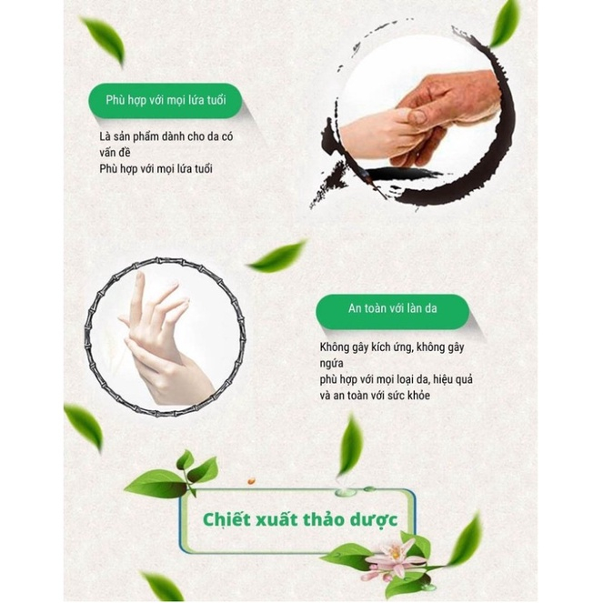 Kem Qicao Gangmu hỗ trợ giảm nấm ngứa hắc lào,dị ứng