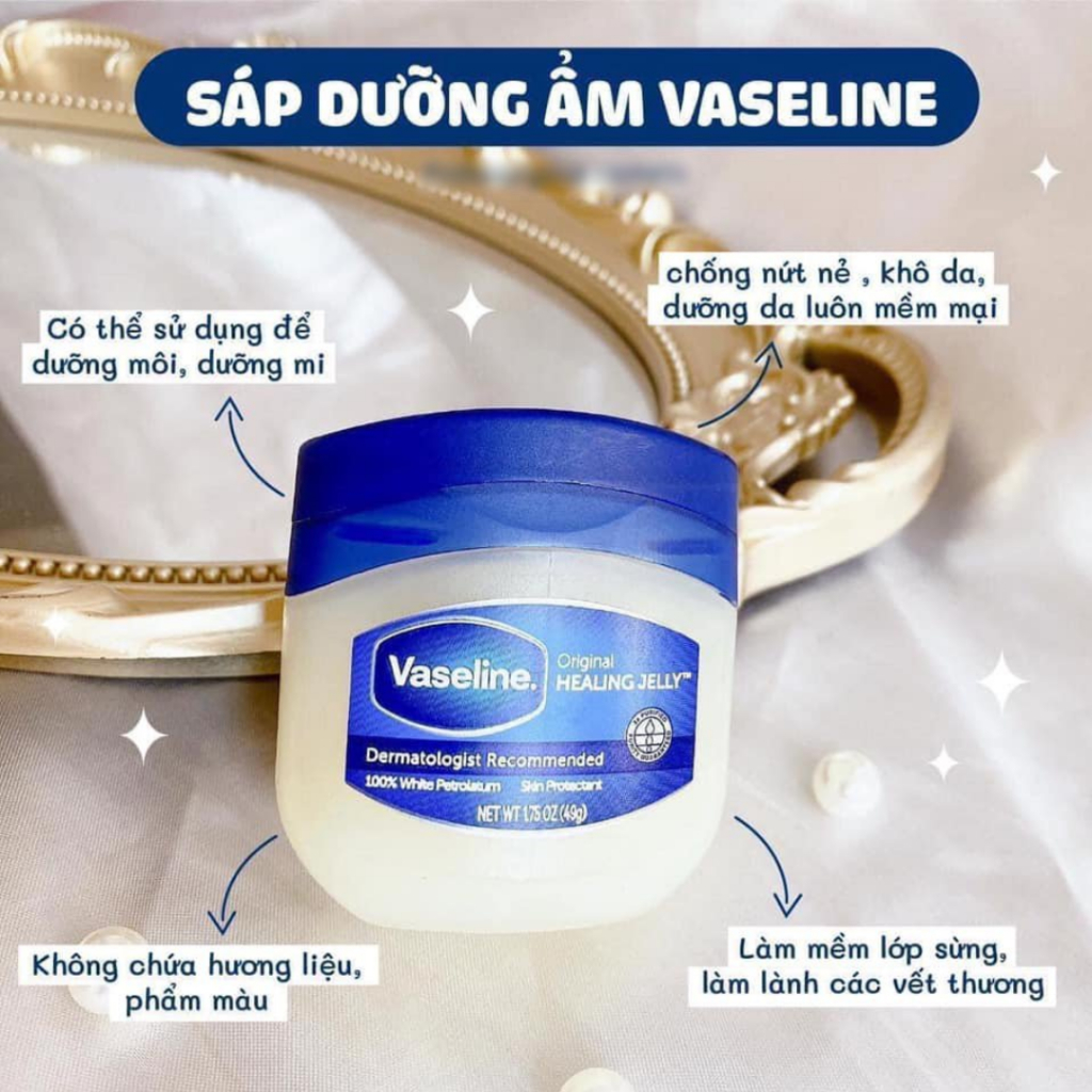 Sáp Dưỡng Môi Không Màu Vaseline Lips Therapy Original 7g