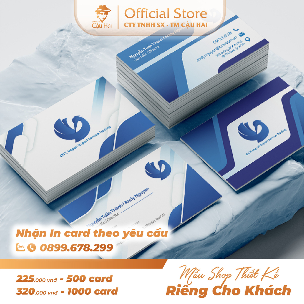 CARD CẢM ƠN, CARD THANK YOU GIẤY C300 ĐIỀN TÊN + SDT SHOP