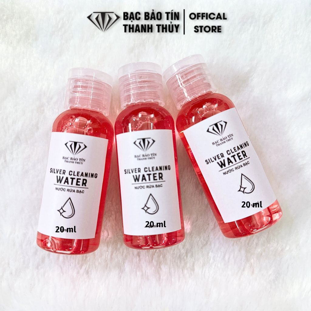 Nước rửa trang sức bạc Bảo Tín Thanh Thủy, dung dịch làm sáng bóng bạc như mới 20 ml