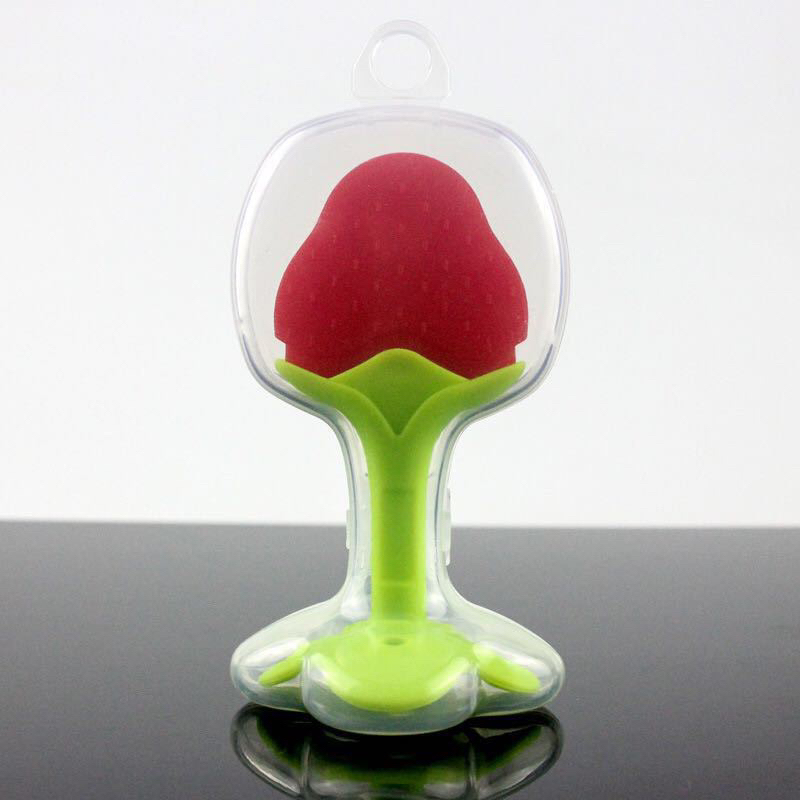Gặm nướu hoa quả silicon cho bé
