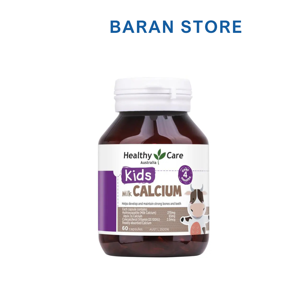 Calcium Milk Healthy Care 60 viên - Baran Store