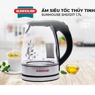 Ấm siêu tốc thủy tinh Sunhouse SHD1217
