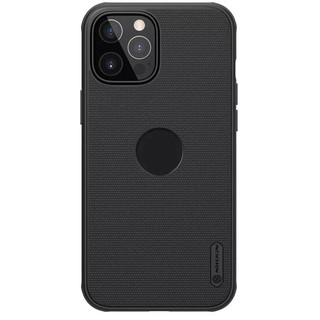 Ốp Lưng sần chống sốc Cho iPhone 12 / 12 Pro / 12 Pro Max hở LOGO táo siêu Chống Sốc Chính Hãng Nillkin