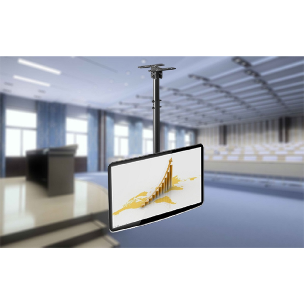 Giá treo thả trần màn hình TV 32-75inch NB T560-15 North Bayou Tải trọng 68 kg, Xoay linh hoạt - Hàng chính hãng