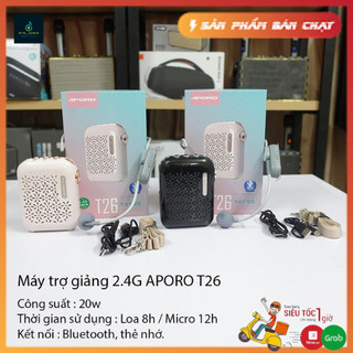 Máy trợ giảng không dây Aporo T26 2.4G loa trợ giảng Bluetooth cho giáo viên