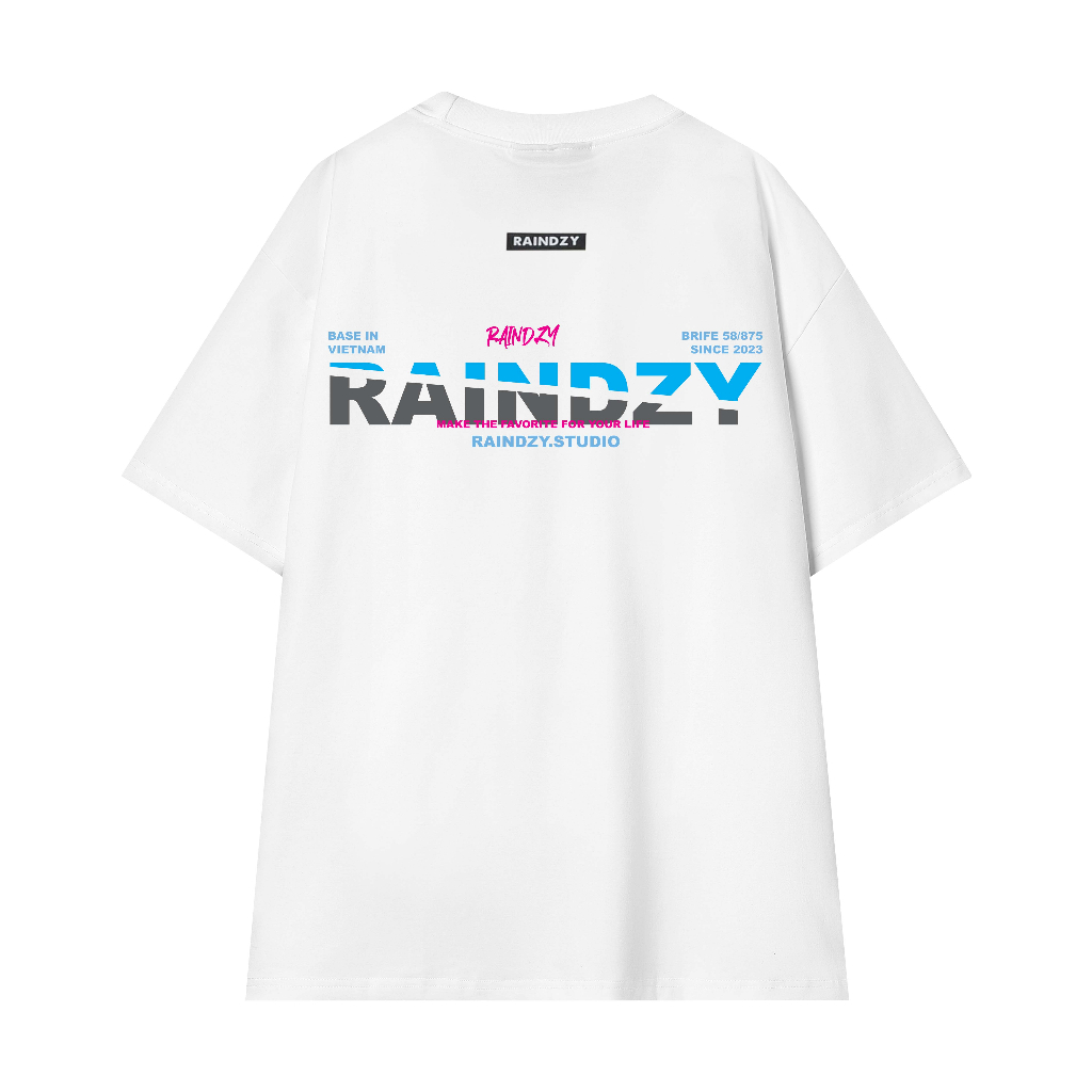 Áo thun local brand form rộng, áo phông tay lỡ unisex nam nữ RAINDZY ATL013