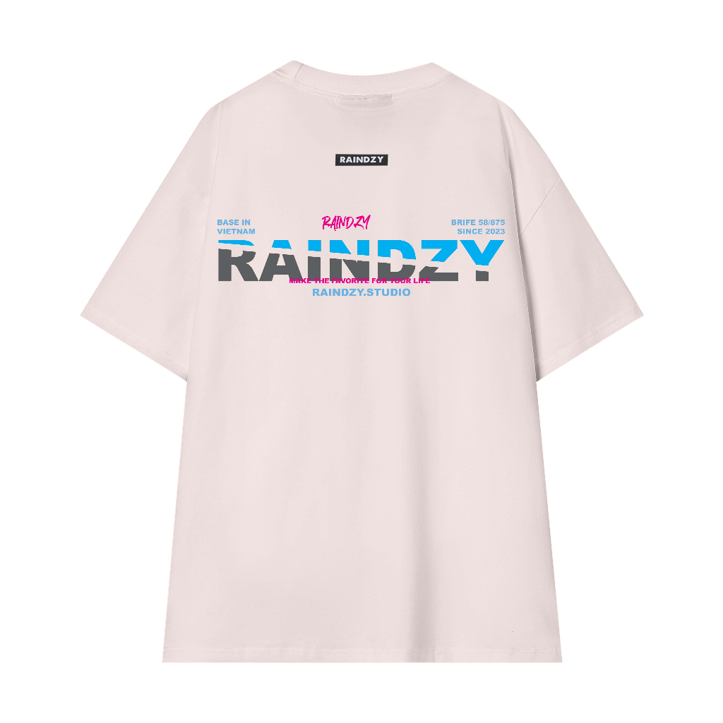 Áo thun local brand form rộng, áo phông tay lỡ unisex nam nữ RAINDZY ATL013