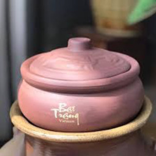 Niêu đất nấu cơm, kho cá Bát Tràng phi 20cm