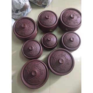 Niêu đất nấu cơm, kho cá Bát Tràng phi 20cm