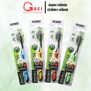 Bàn chải đánh răng Hàn Quốc Bossi 921 than tre hoạt tính lông mềm