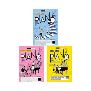 Sách - Combo 3 cuốn Học Đệm Piano Cơ Bản TẬP 1,2,3