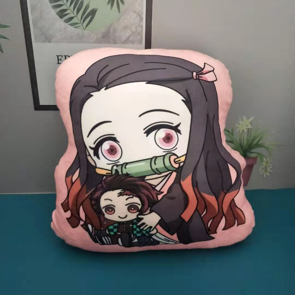 Móc Khóa Thú Nhồi Bông Anime Kimetsu no Yaiba 10cm Xinh Xắn Dễ Thương