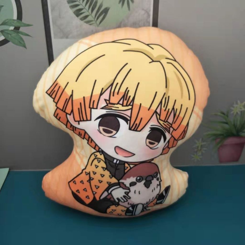 Móc Khóa Thú Nhồi Bông Anime Kimetsu no Yaiba 10cm Xinh Xắn Dễ Thương