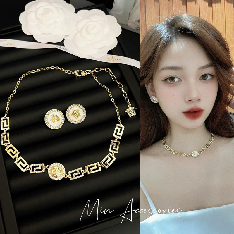 Set vòng cổ hoa tai xu hướng hot