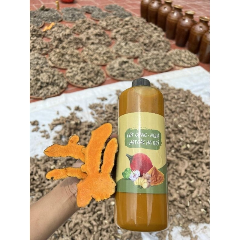 Rượu nghệ face giảm thâm sáng da