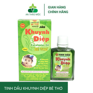 Dầu khuynh diệp Bé Thơ giúp chống cảm lạnh cho bé từ sơ sinh chai 35ml
