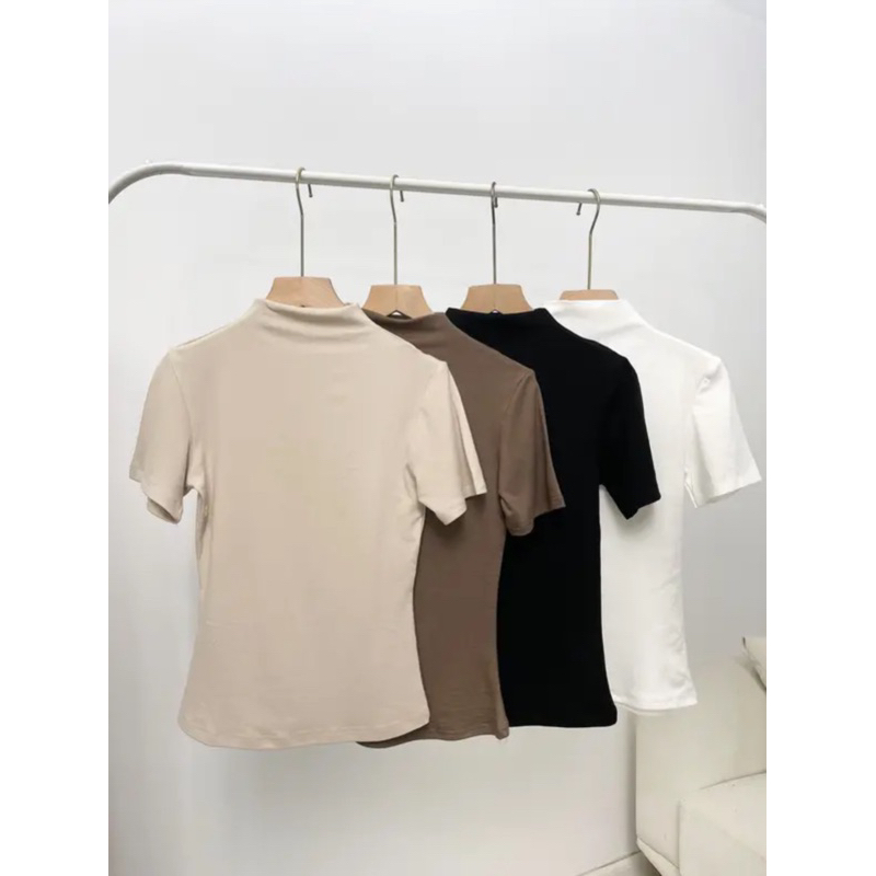 ÁO TAY HẾN CỔ LEO CHẤT BOZIP SIÊU XINH