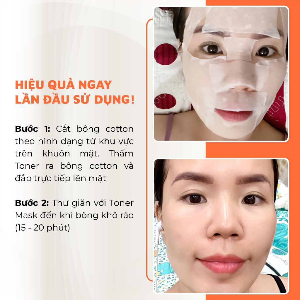 Bộ sản phẩm dưỡng da LÁ HOUSE gồm Toner Lá Care All Natural,Bông tẩy trang