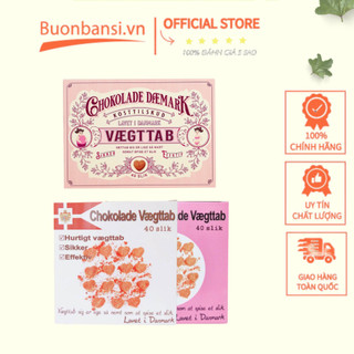 Kẹo socola giảm cân chokolade vaeqttab đan mạch 40 viên - 3 loại trắng hồng và mẫu mới