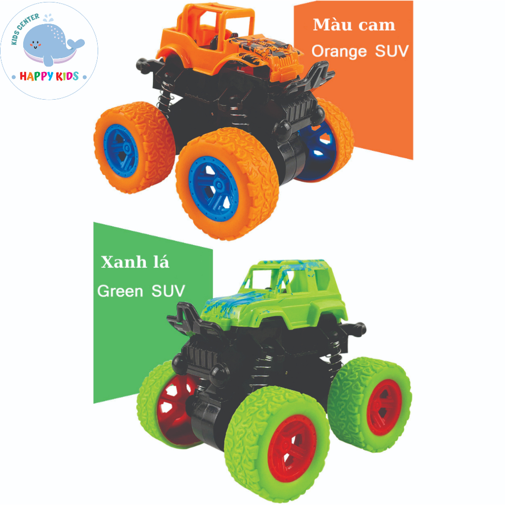 Đồ chơi Ô tô địa hình nhào lộn 360 độ chạy quán tính siêu bền nhiều màu sắc cho bé