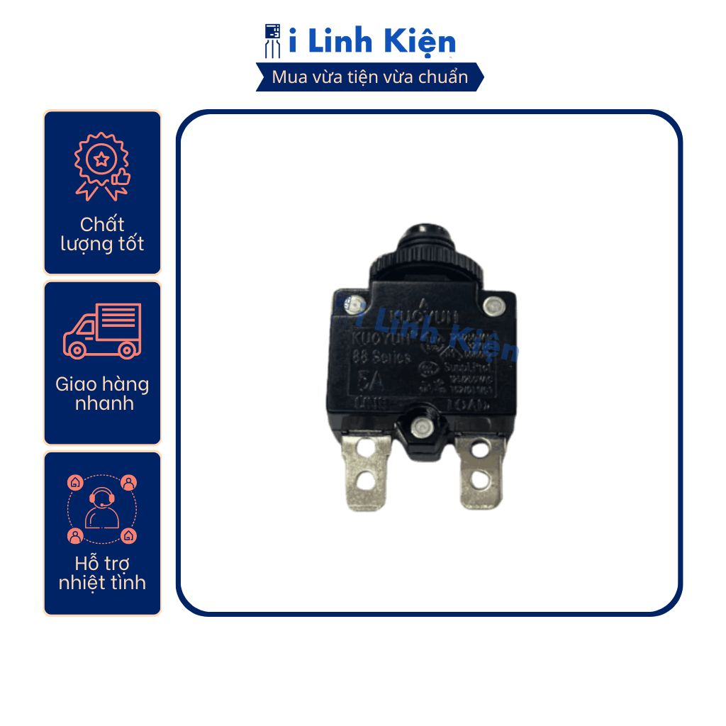 Relay bảo vệ quá tải 5A 250V KUOYUH Đài Loan.