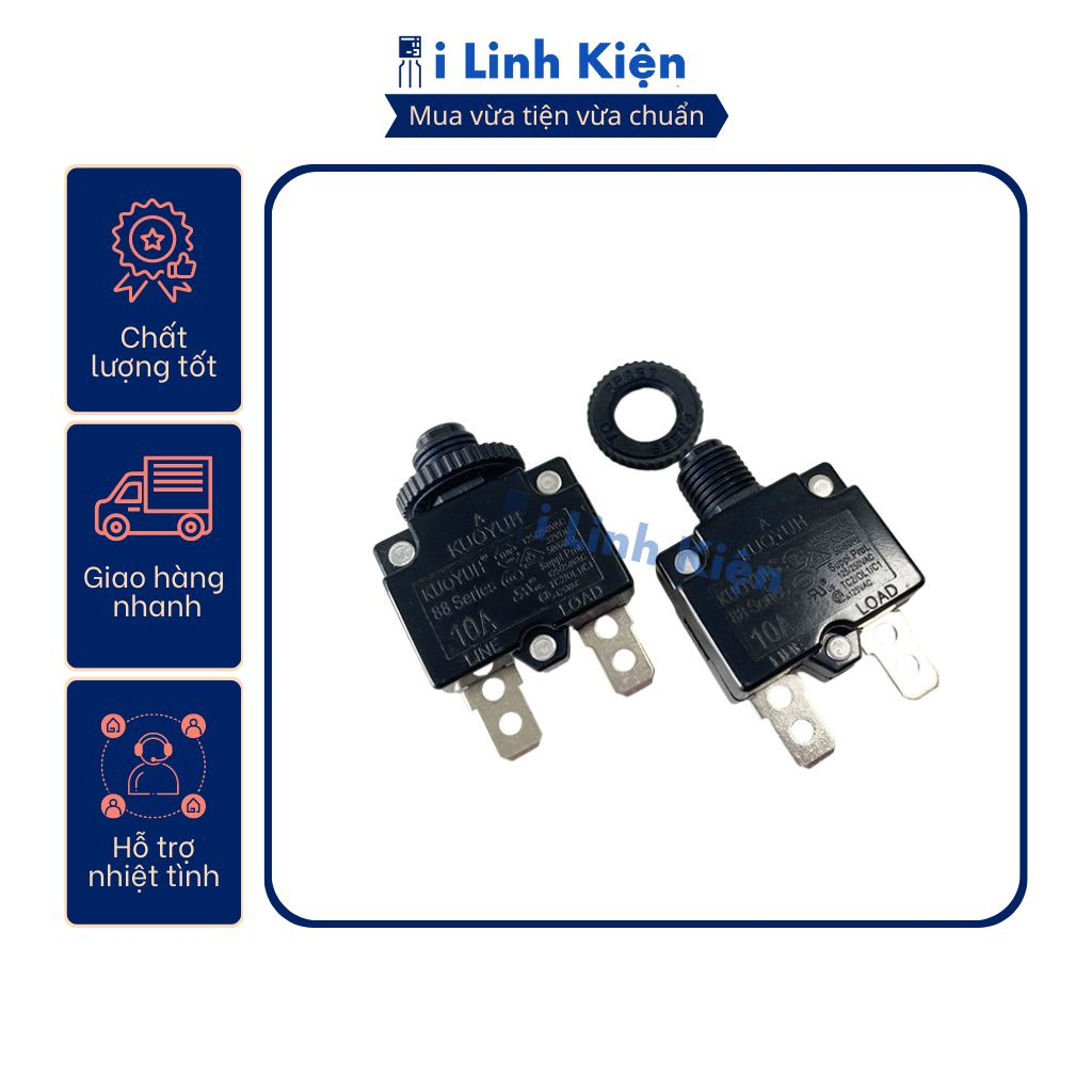 Relay bảo vệ quá tải 10A 250V KUOYUH Đài Loan.
