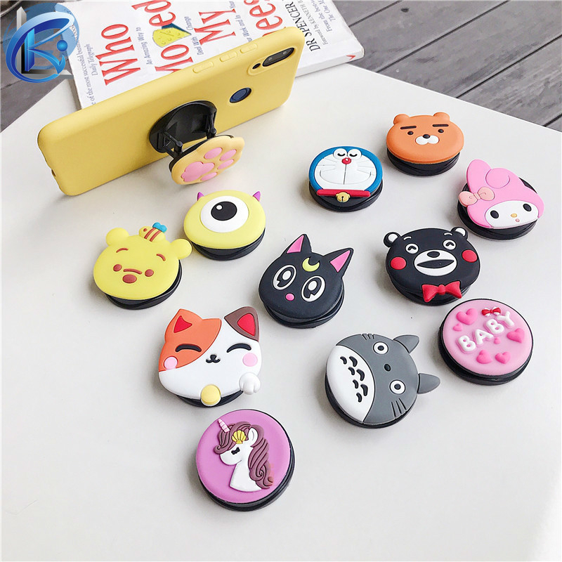 2k Giá Đỡ Điện Thoại Hình Hoạt Hình Dễ Thương Có Thể Gập Lại Cho iPhone giao mẫu ngẫu nhiên