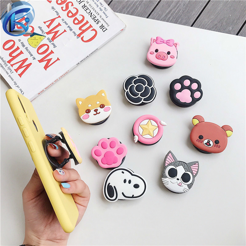 2k Giá Đỡ Điện Thoại Hình Hoạt Hình Dễ Thương Có Thể Gập Lại Cho iPhone giao mẫu ngẫu nhiên