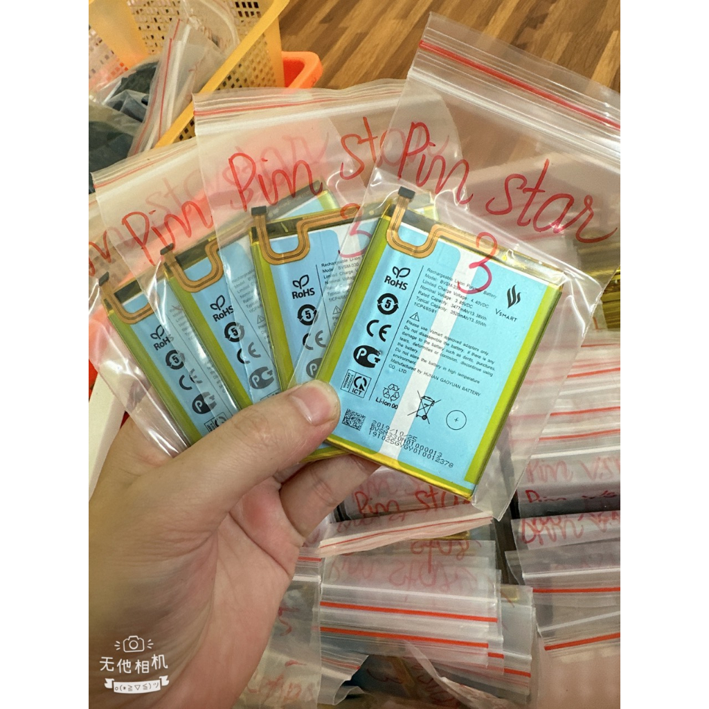 Pin vsmart star 3  ⚡ CHÍNH HÃNG ⚡ Pin zin bóc máy hàng còn đẹp nguyên