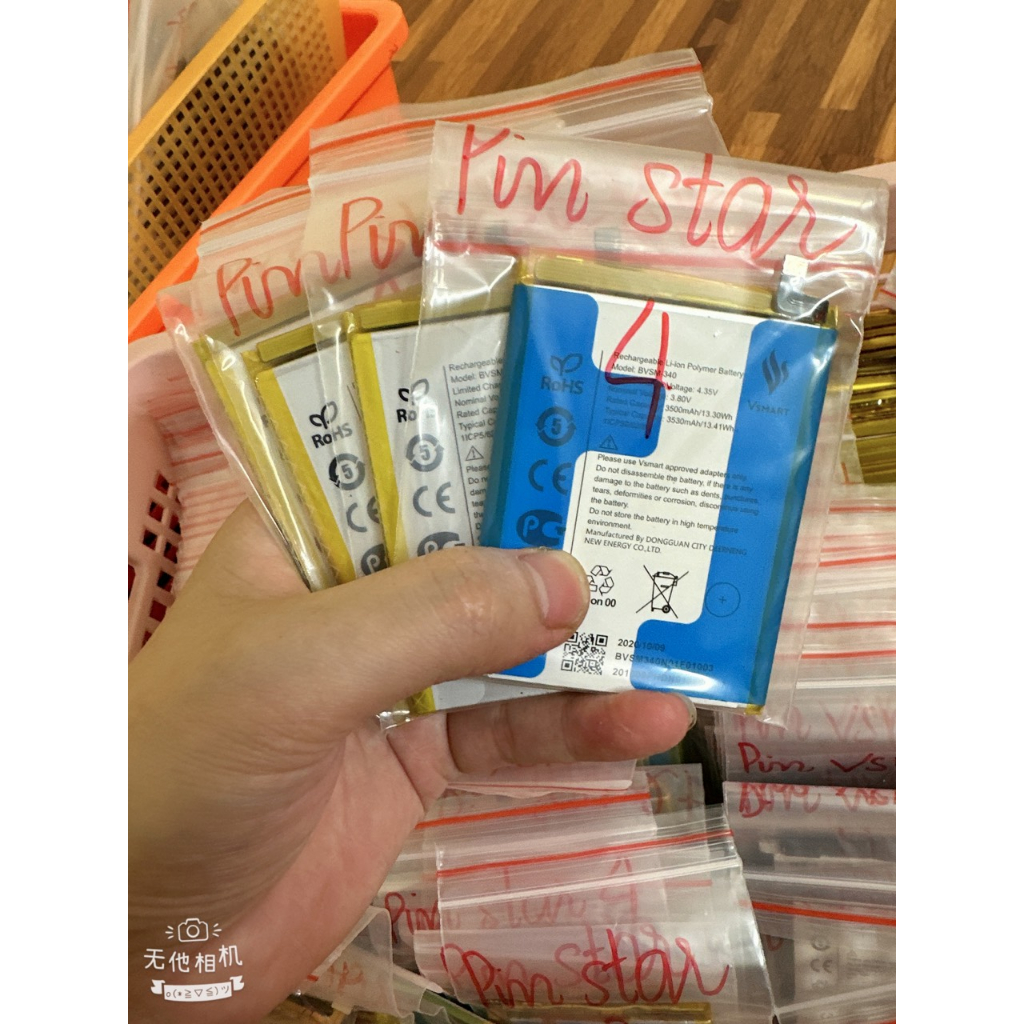 Pin vsmart star 4  ⚡ CHÍNH HÃNG ⚡ Pin zin bóc máy hàng còn đẹp nguyên