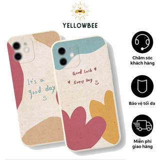 Ốp lưng case i.phone 6 7 8 Plus X Xr XsM 11 12 13 14 15 ProMax - YL008- YellowBee