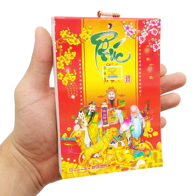 Lịch Bloc Trung 2023 ; Kích thước: 10.5x14.5 cm