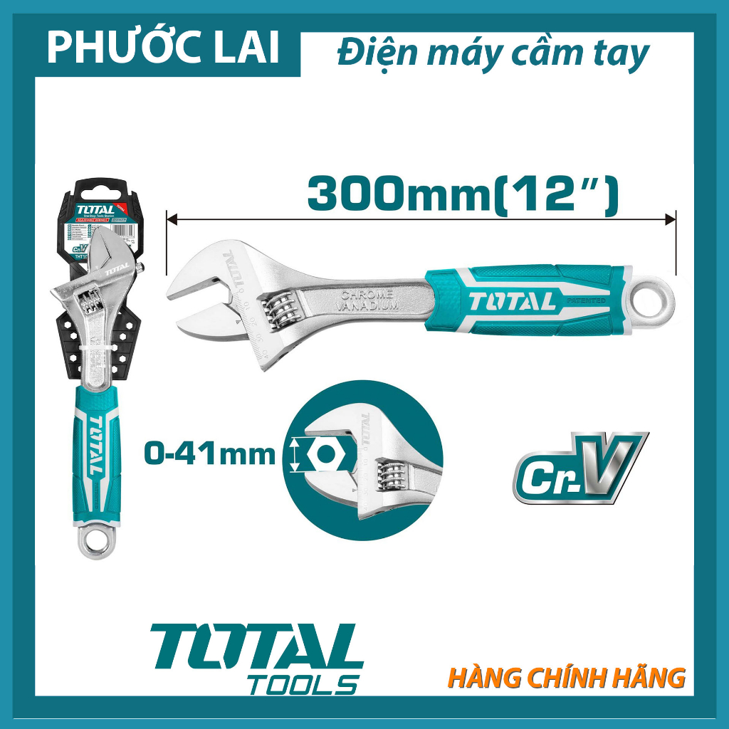 Mỏ lết 12" Total THT101126