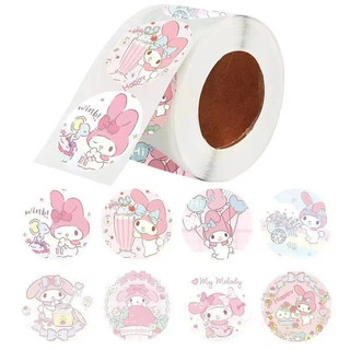 Cuộn 500 tem Sticker dễ thương  - 2.5cm