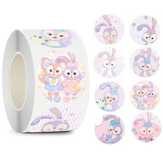 Cuộn 500 tem Sticker dễ thương  - 2.5cm