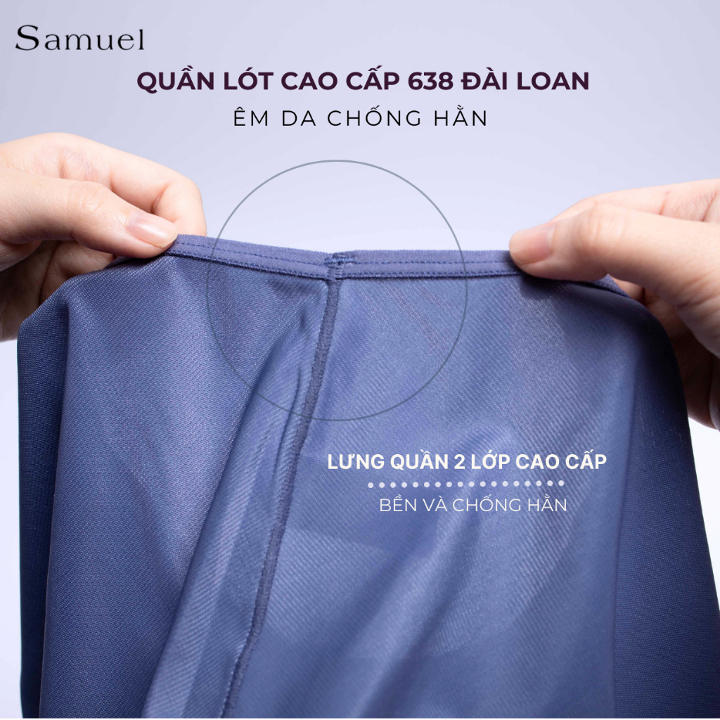 Quần Lót Đài Loan 638 - Lưng Cao Siêu Mỏng Thoáng Không đường viền may Vải Siêu Cool Hạ Nhiệt