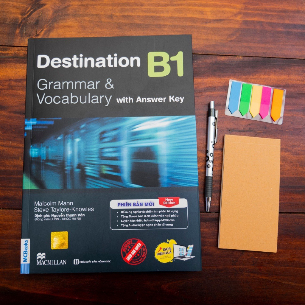 Sách - Destination B1 Grammar and Vocabulary  Tặng Audio và bài tập thực hành MCBooks