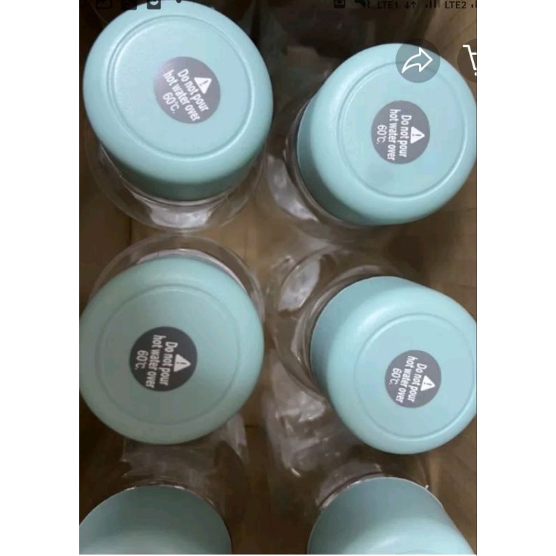 BÌNH NƯỚC NHỰA LOCK & LOCK  MILKY 500ML BPA FREE