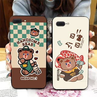Ốp lưng Iphone 7 Plus / ip 8 Plus in hình con gấu cute