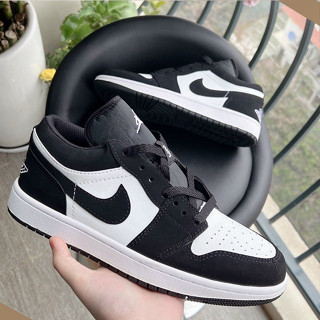 Giày JD 1 Low Black University Red Bản Cao Cấp _ Giày Jordan cổ thấp Đen phối Trắng Cực Cool.