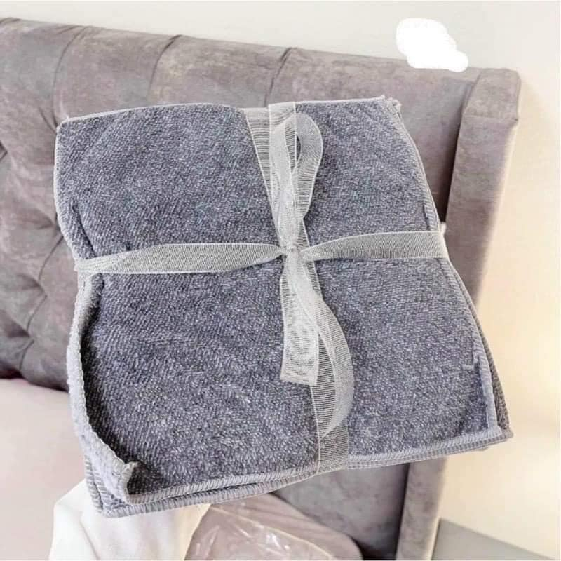 Sét 20 khăn lau đa năng 2 mặt siêu thấm màu ghi