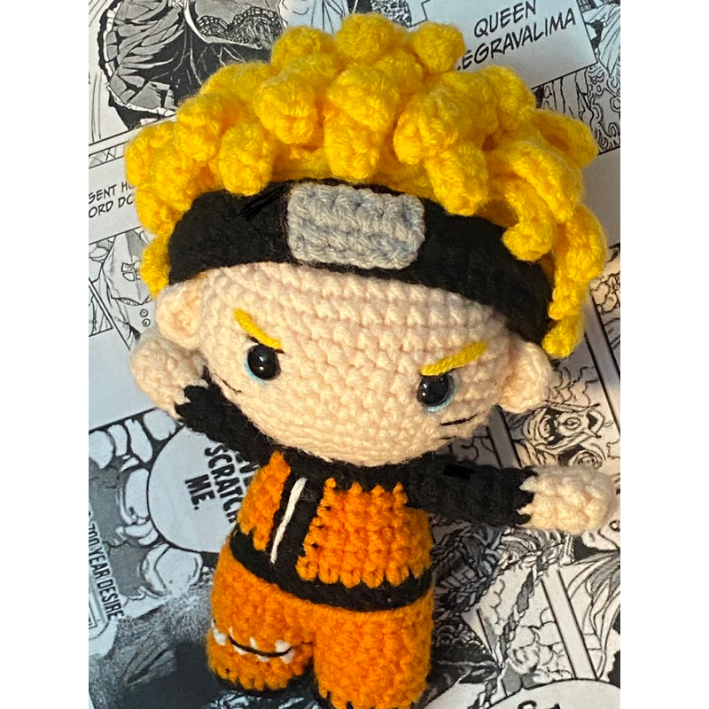 Búp Bê Len Nhồi Bông Nhân Vật Naruto Uzumaki