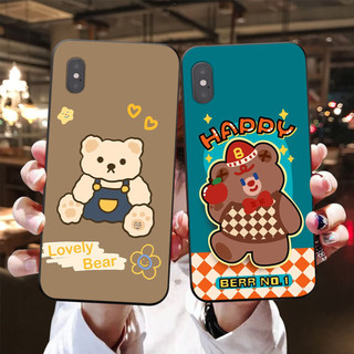 Ốp lưng Iphone X / ip Xs / ip Xs max in hình con gấu cute