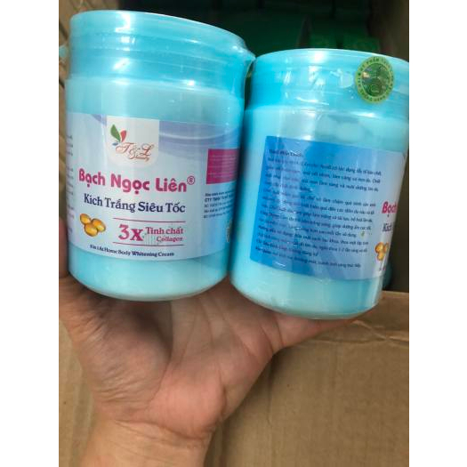 Kem kích trắng body bạch Ngọc liên hủ 250gam
