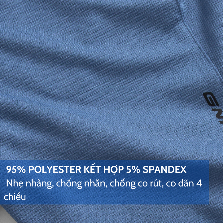 Quần short nam GNH Active Quần ngố nam chất vải cao cấp thoáng khí thấm hút mồ hôi phong cách trẻ trung | GNH 23006