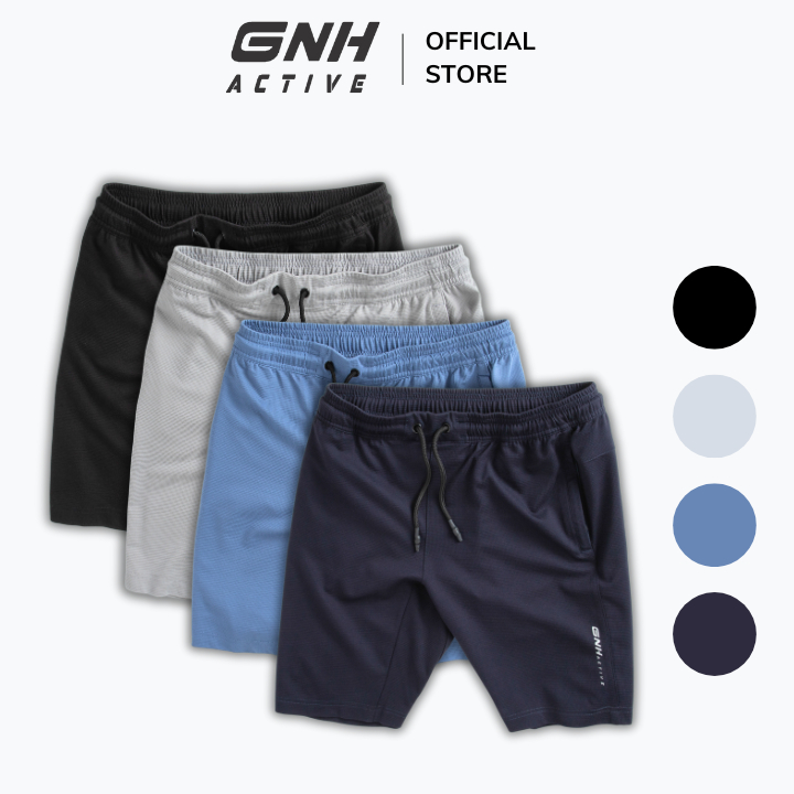 Quần short nam GNH Active Quần ngố nam chất vải cao cấp thoáng khí thấm hút mồ hôi phong cách trẻ trung | GNH 23006
