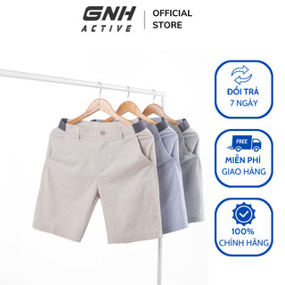 Quần Short Nam GNH ACTIVE Quần Đùi Nam Gam Màu Basic Kiểu Dáng Trẻ Trung Năng Động | GNH23009QSN
